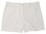 Michael Kors Women's Plus Size Stretch Chino Shorts White 16W