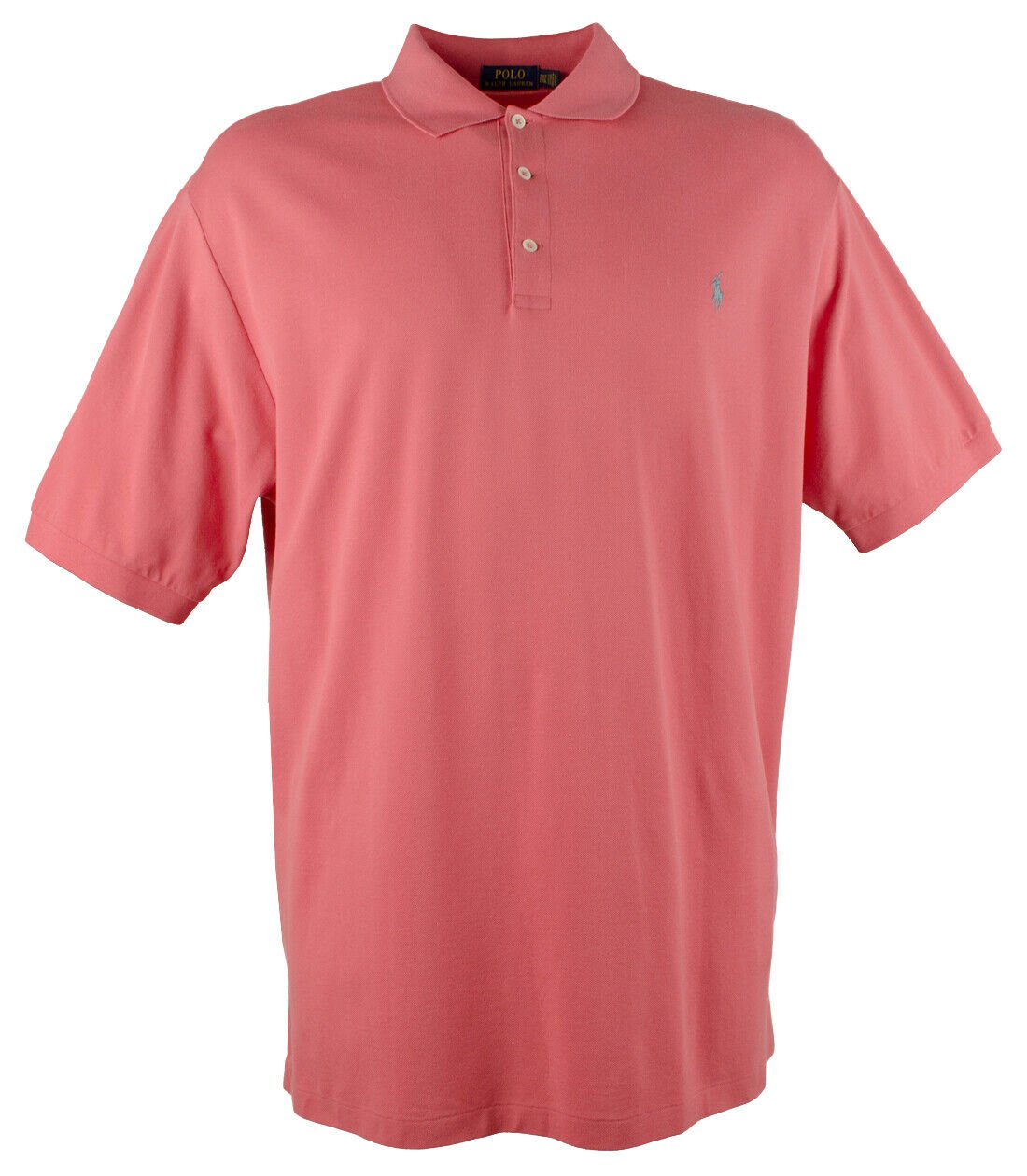 Polo Ralph Lauren Men's Big & Tall 3-Button Mesh Polo Shirt-R-2XLT