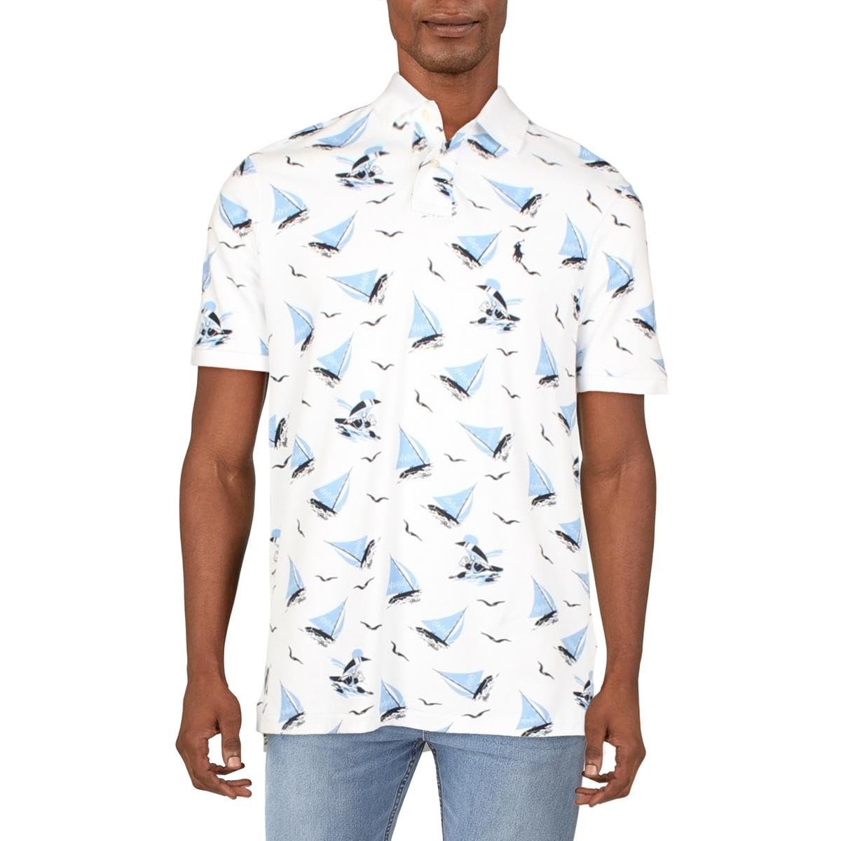 Polo Ralph Lauren Men's Active and Graphic Polo Shirt WMlt Medium