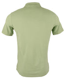 Men's Fancy Polo Print Classic Fit Polo Shirt Green Small