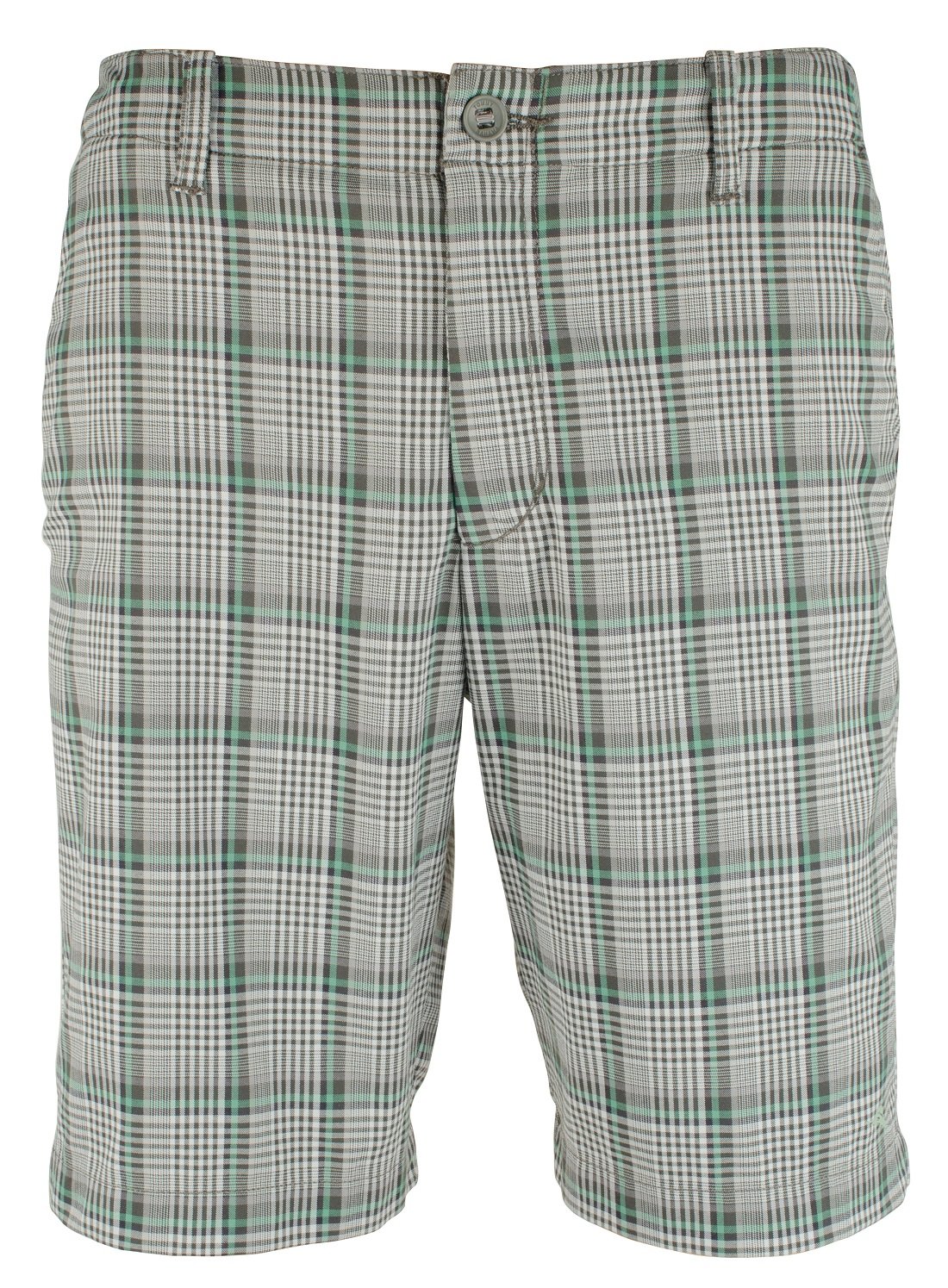 Tommy Bahama - Pantalones cortos chinos Deltona a cuadros con frente plano para hombre, color negro, talla 40