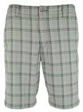 Tommy Bahama - Pantalones cortos chinos Deltona a cuadros con frente plano para hombre, color negro, talla 40
