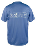 Southern Tide Reyn Spooner Bandana Performance T-Shirt Pompeii Blue XS