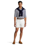 POLO RALPH LAUREN Classic Fit Bedford 6" Shorts Pure White 40 6