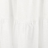 Michael Kors Women's Tiered Flounce Dress White