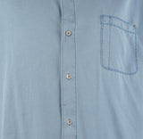 Tommy Bahama Men's Long Sleeve Tahitian Camp Shirt (Mambo Blue, 4XB)