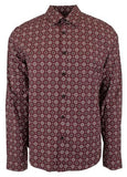 Michael Kors Men's Foulard Cotton Blend Long Sleeve ButtonFront Shirts
