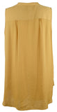 Vince Camuto Women's Plus Rumple Satin Henley Tunic Top AS 3X