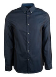 Kenneth Cole New York Textured Dobby Long Sleeve Shirt-AC-L