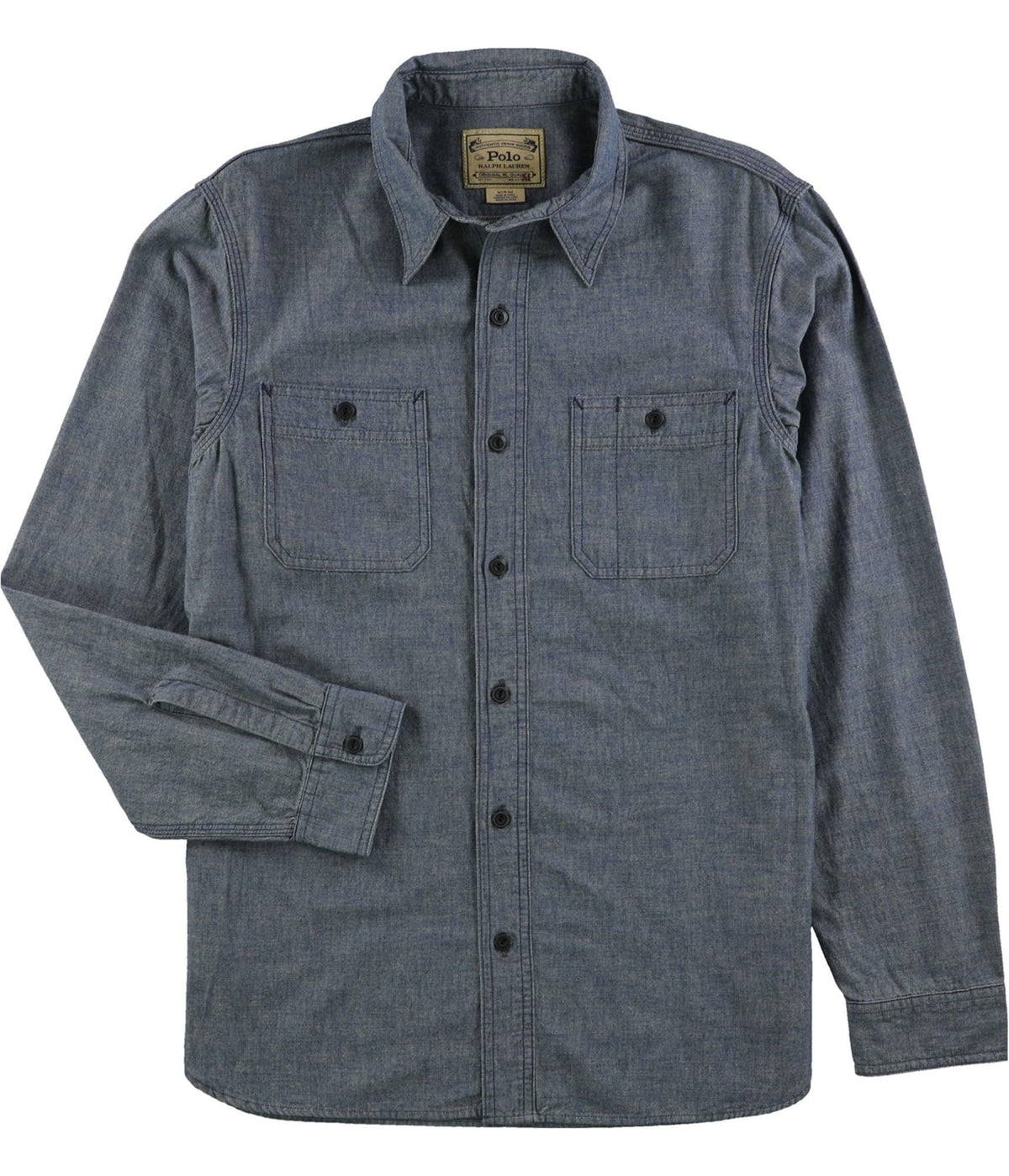 Polo Ralph Lauren Men's Denim Long Sleeve Button Down Shirt