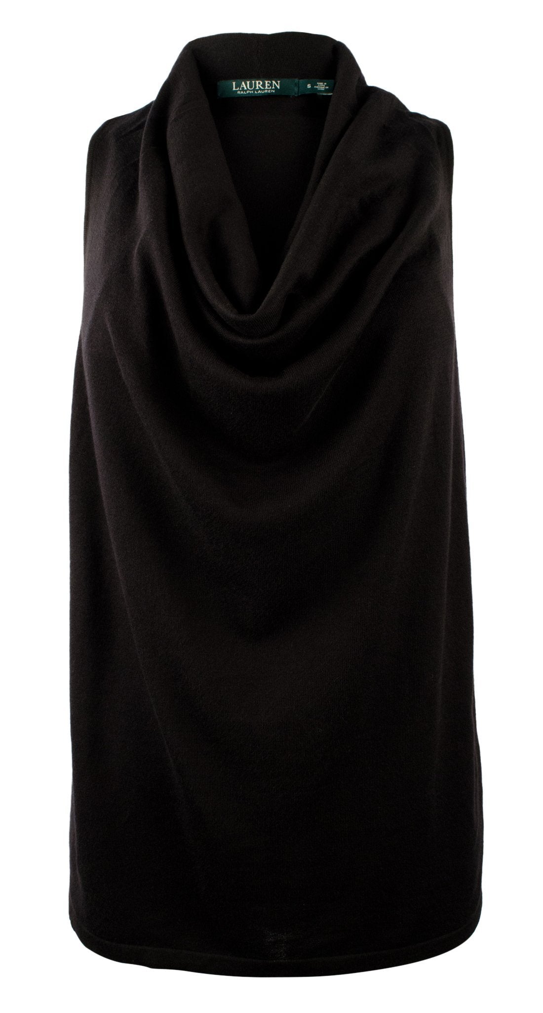 Lauren Ralph Lauren Women's Sleeveless Cowl Neck Tank Top Shirt