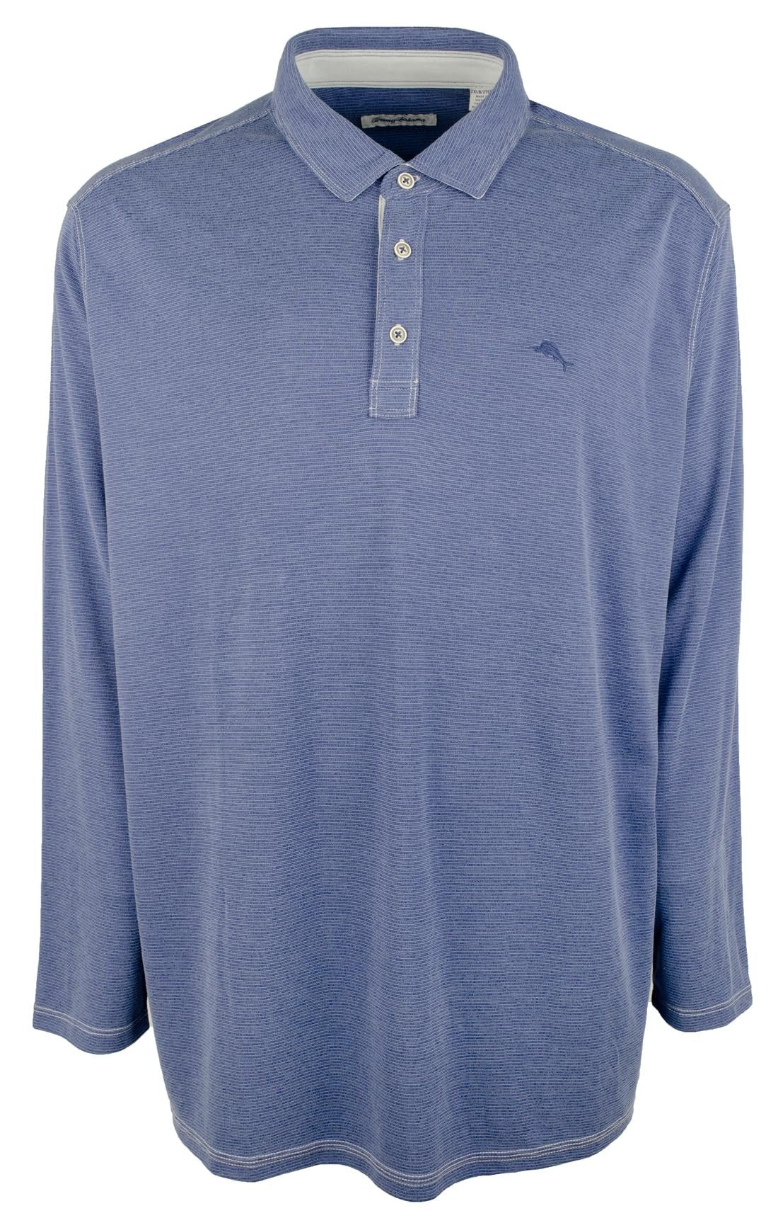 Men's Big & Tall Paradise Cove Long Sleeve Polo Shirt CHz 2XLB