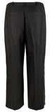 Lauren Ralph Lauren Women's Plus Size Button Closure Cropped Pants Black 20