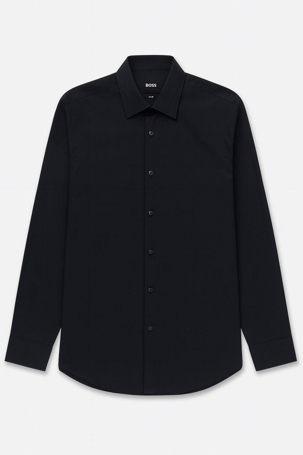 Boss Men's Slim-Fit Easy Iron Stretch Cotton Poplin Shirt Blue XL