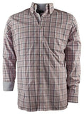 Hart Schaffner Marx Men's Checked Print Long Sleeve Oxford Shirt Large