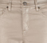 Tommy Bahama Women's Metallic High Rise Ankle Jean Style Pants 14