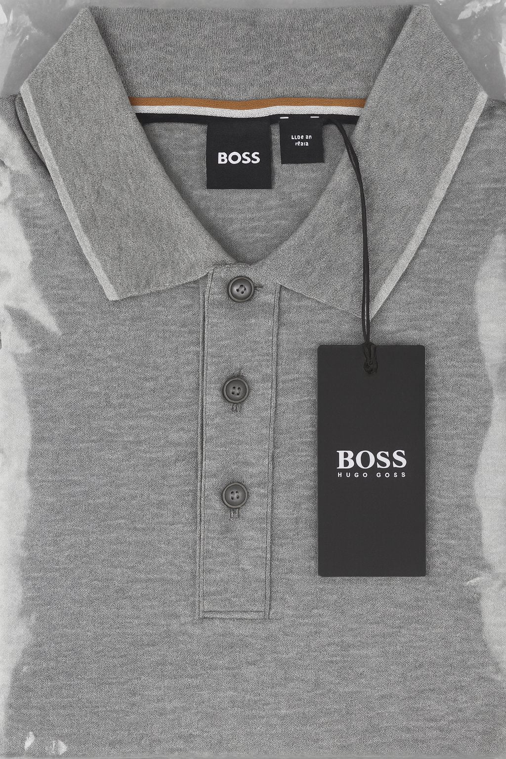 Hugo Boss Men's Pittman Long Sleeve Polo Shirt Gray 2XL