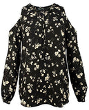 Ralph Lauren Women's Floral Cold Shoulder Top