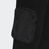 Adidas Men's Regular Fit Q4 Cargo Jogger Sweatpant Black X-Small