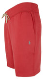 POLO RALPH LAUREN Men's Drawstring Pull-on Fleece Shorts Red Large