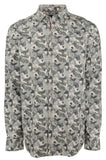 Bugatchi Men's Shaped Fit Long Sleeves Shirt