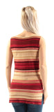 Lauren Ralph Lauren Women's Petite Sleeveless Striped Knit Top