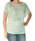 Lauren Ralph Lauren Women's Tie Dye Linen Knit Top