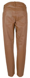 Ralph Lauren Women's Lambskin Leather Embossed Ankle Pants 8