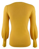 Lauren Ralph Lauren Women's Plus Puff Sleeve Knit Sweater