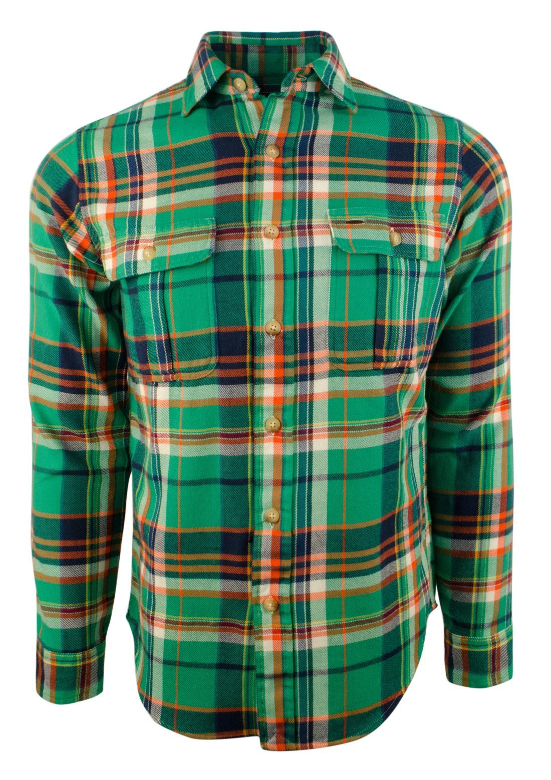 Polo Ralph Lauren Men's Plaid Twill Long Sleeve Shirt GN S