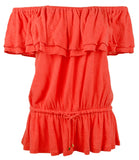 Lauren Ralph Lauren Women's Plus Jersey Off The Shoulder Top Shirts