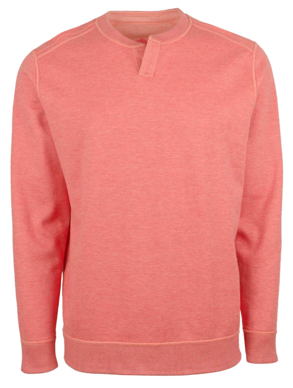 Tommy Bahama Flipfield Abaco Sudadera reversible para hombre, color coral puro, talla pequeña