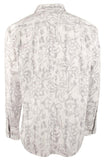 Tommy Bahama Men's Lazlo Lux Slate Fronds Long Sleeve Button Down Shirt 2X-Large