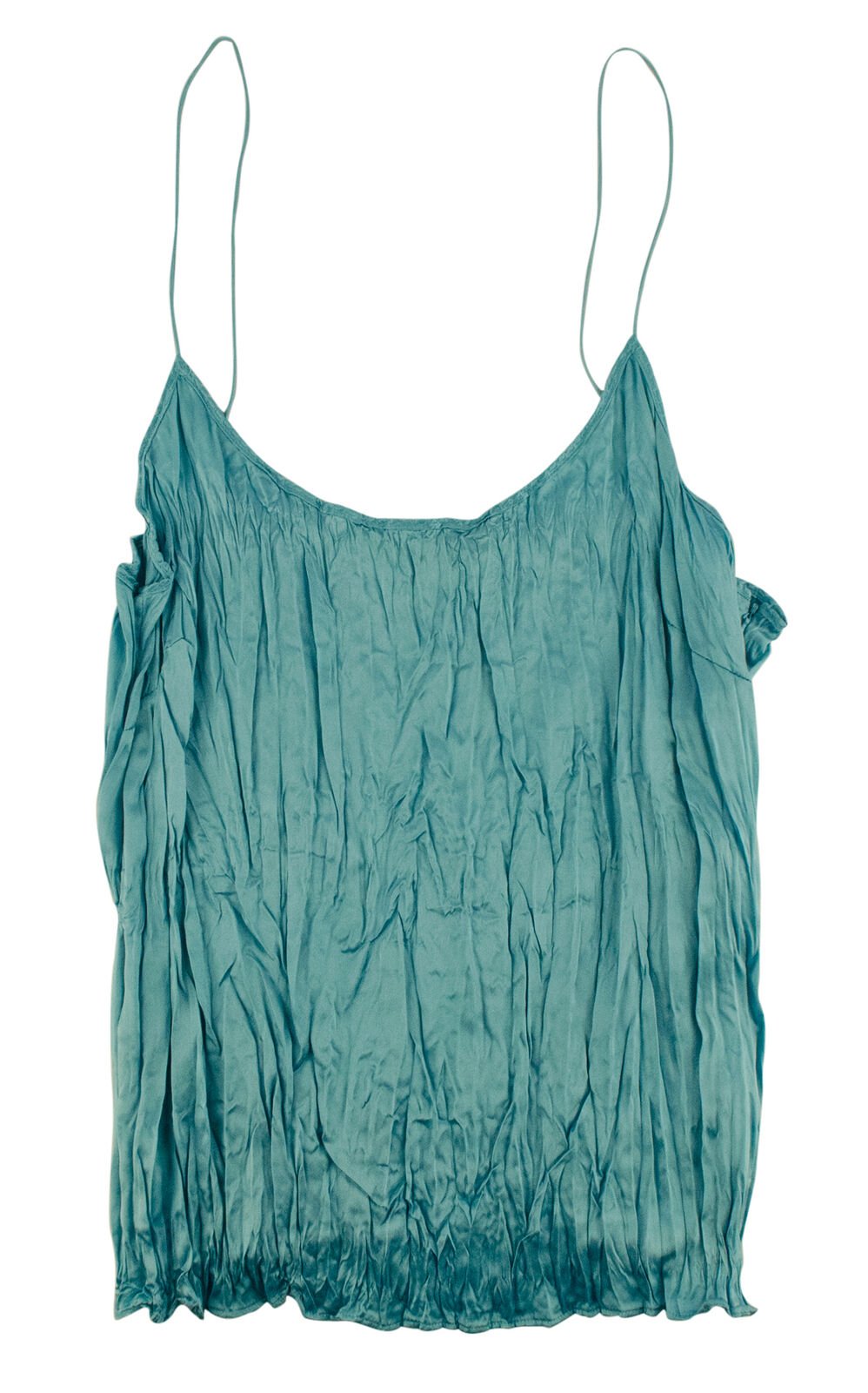 Antonio Melani Women's Camisole Peacock Paradise Top Turquoise Blue Small