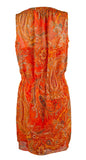 Lauren Ralph Lauren Women's Plus Size Sleeveless Paisley Blouson Dress