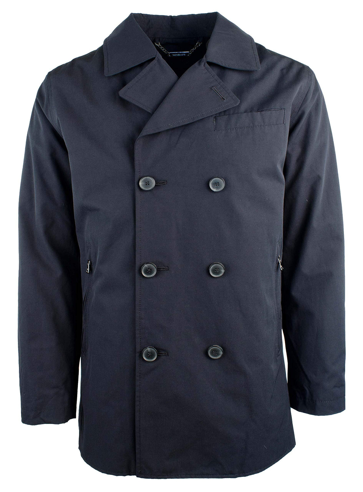 Michael Kors Men's Slim Fit Double Breasted Pea Coat N XL