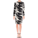 Ralph Lauren Women's Print Crepe Drawstring Dress