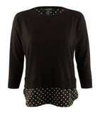Lauren Ralph Lauren Petite Women's Layered Crewneck Sweater B PSmall