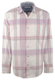 Men's Big Tall Coastline Cord Grand Isle Plaid Sport Shirt 2XLB