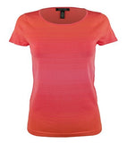 Lauren Ralph Lauren Women's Ombre Knit Short Sleeve Shirt