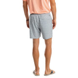 Pantalón corto activo Southern Tide Rip Channel Roswell para hombre, talla 6, gris acero, talla pequeña