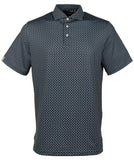 RLX Ralph Lauren Men's Spyglass Printed Short Sleeve Polo Shirt Navy Blue Small