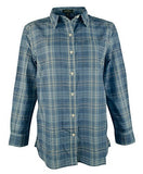Lauren Ralph Lauren Women's Plaid Long Sleeve Button Down Shirt