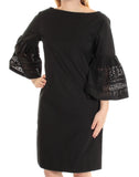 Lauren Ralph Lauren Womens Kadijah Wedding Guest Cocktail Dress Black 6