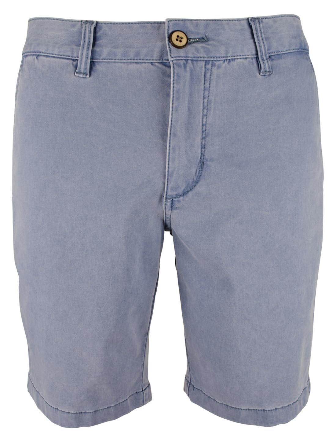 Pantalones cortos Tommy Bahama Boracay de 25 cm con frente plano para hombre, talla grande y alta, azul puerto, talla 44 RG
