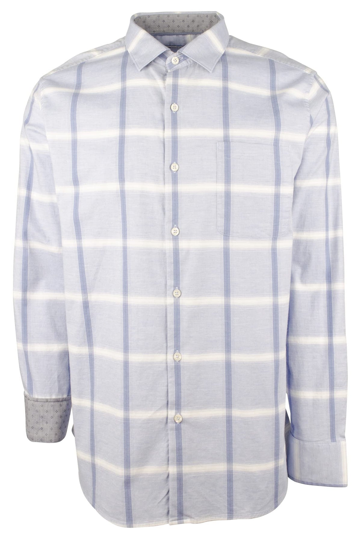 Tommy Bahama Men's Sky Breeze Check Sleeve Shirt-BB-Small