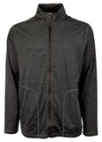 Tommy Bahama Erkek Yeni Roger Point Tam Fermuarlı IslandZone Sweatshirt Ceket Kömür Küçük
