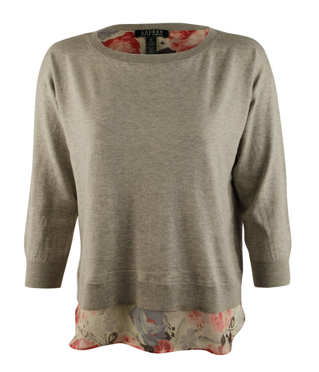 Lauren Ralph Lauren Women's Layered Crewneck Sweater GH XS