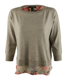 Lauren Ralph Lauren Women's Layered Crewneck Sweater GH XS
