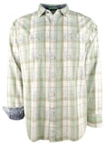 Tommy Bahama Men's Walk About Plaid Long Sleeve Shirt-AB-Large